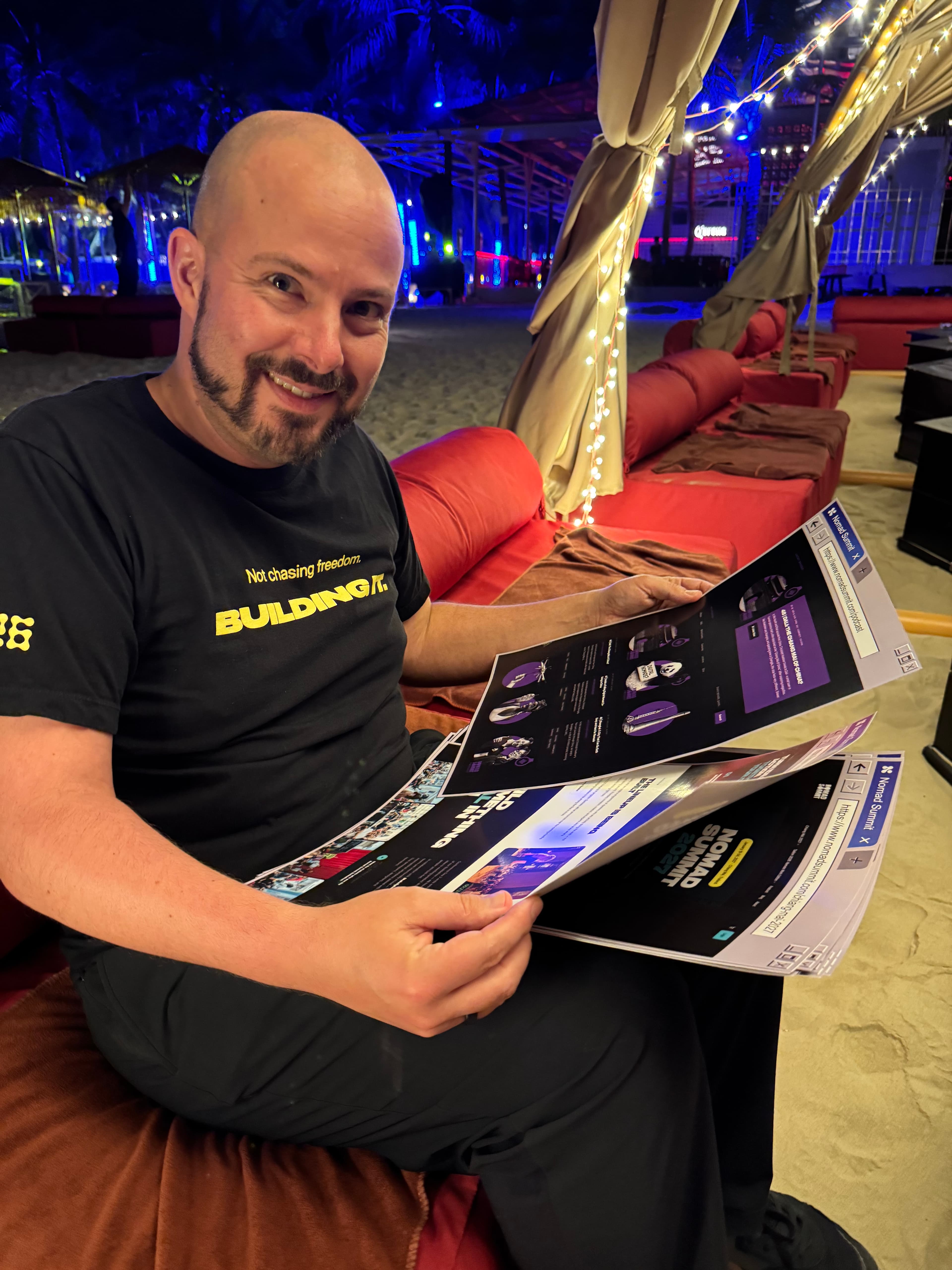 Nomad Summit website launch party — Danang