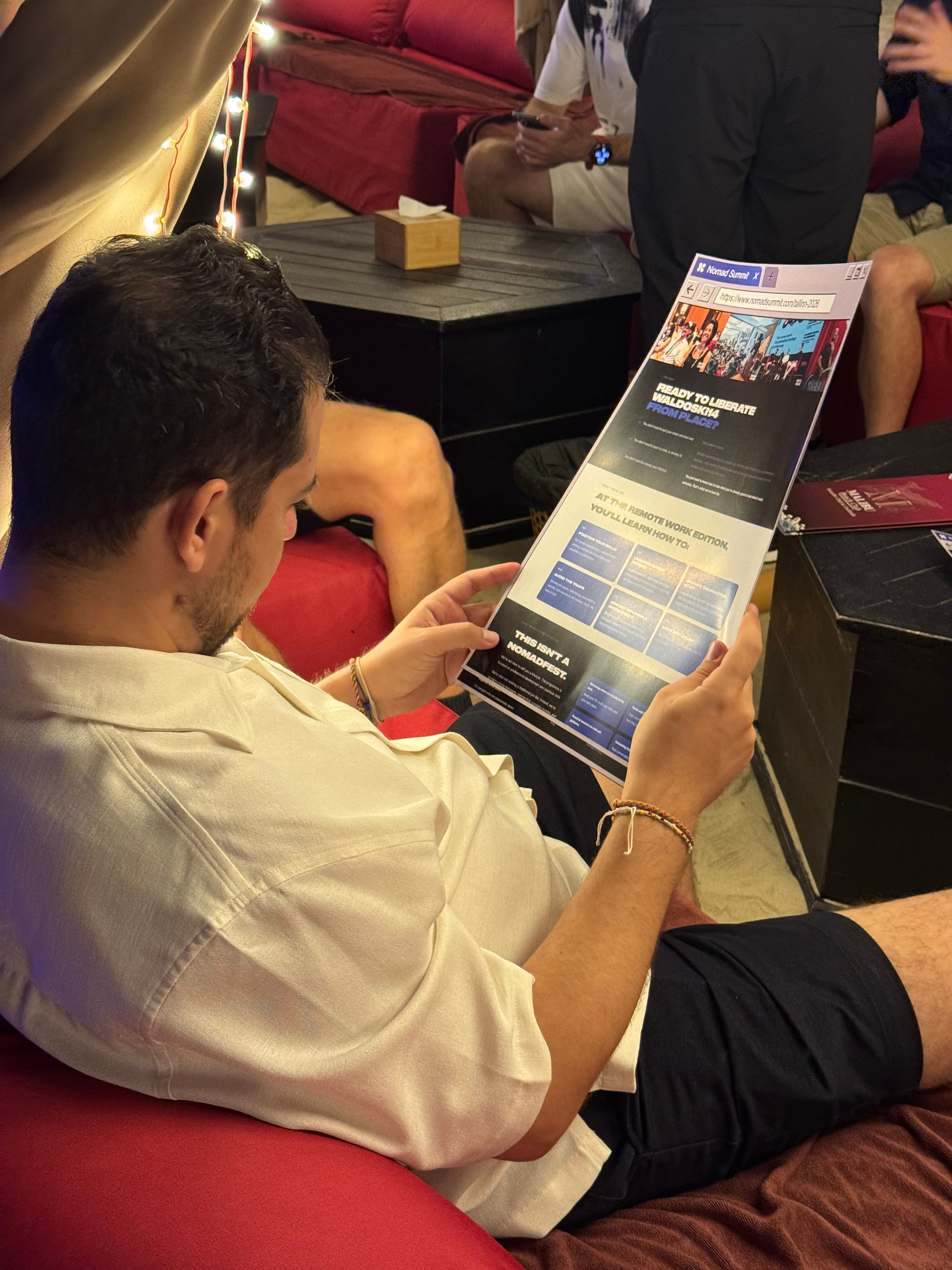 Nomad Summit website launch party — Danang